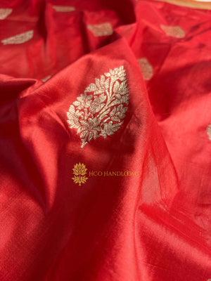 Pure Katan Silk Handloom Banarasi Saree - All Over Kadhua Meenakari Motifs