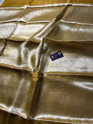 Pure Tissue Silk Tanchui Brocade Handloom Banarasi Saree