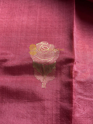 Pure Mango Katan Silk Handloom Banarasi Saree - All Over Kadhua Motifs