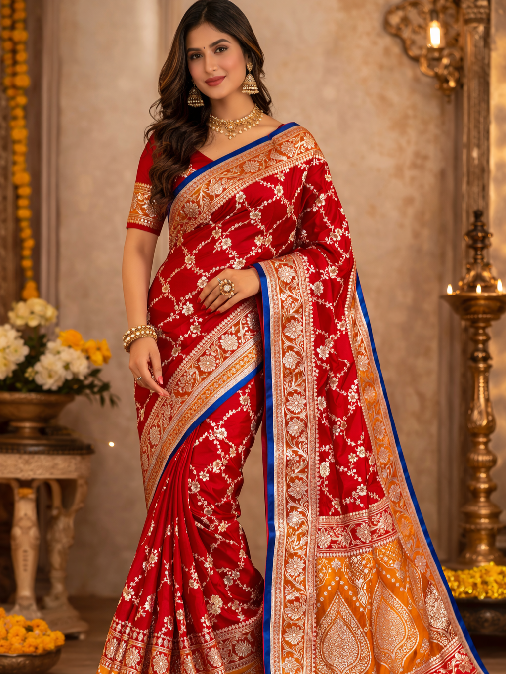 Premium Mashru Silk Banarasi Sarees