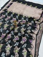 Premium Mashru Katan Silk Meenakari Banarasi Saree