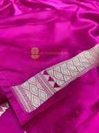 Premium Mashru Katan Silk Meenakari Jangla Banarasi Saree