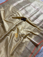 Pure Tissue Silk Handloom Banarasi Saree - All Over Tanchui Brocade