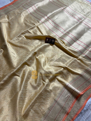 Pure Tissue Silk Handloom Banarasi Saree - All Over Tanchui Brocade