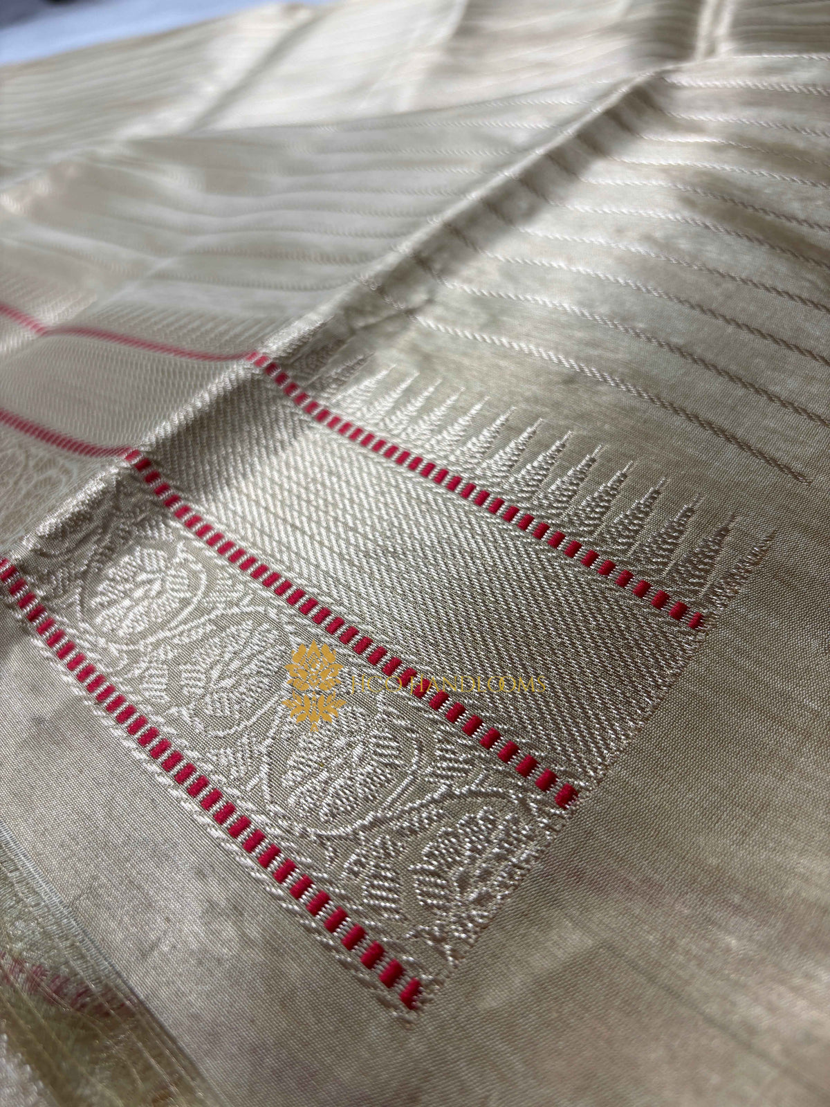 Pure Tissue Silk Handloom Banarasi Saree - All Over Tanchui Brocade