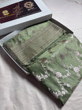 Premium Mashru Katan Silk Jangla Banarasi Saree