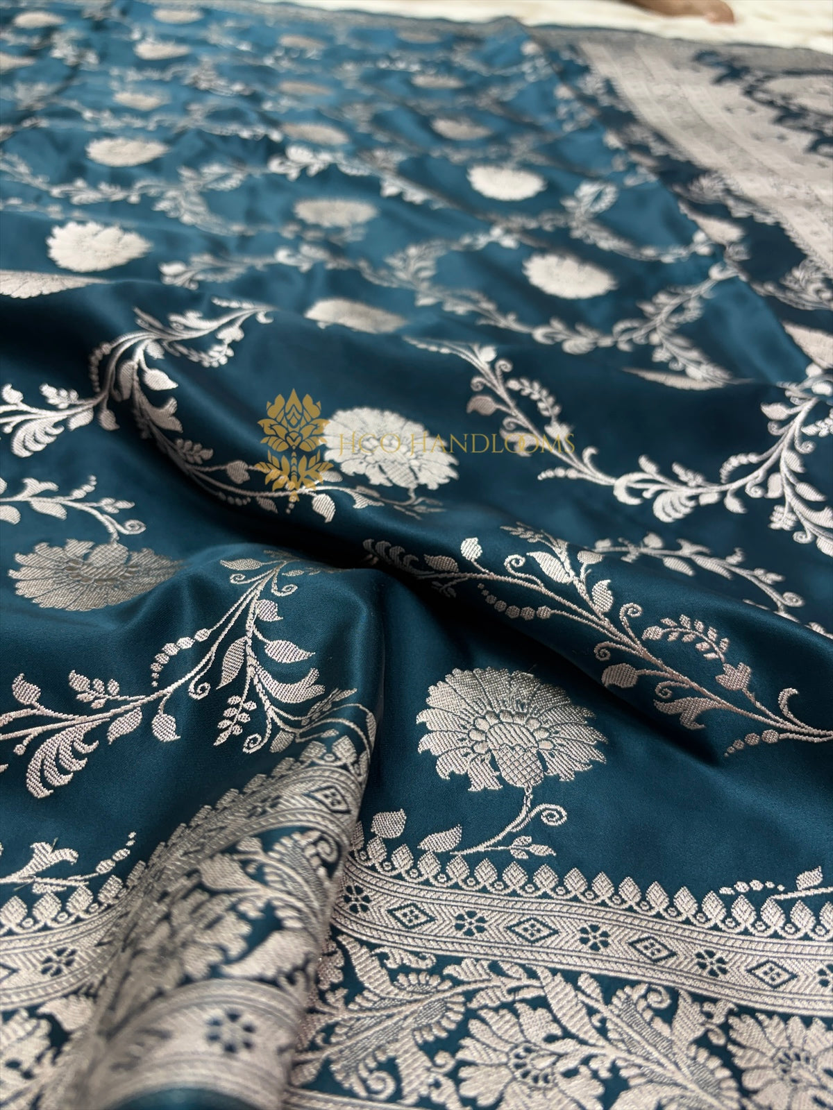Premium Mashru Katan Silk Jangla Banarasi Saree