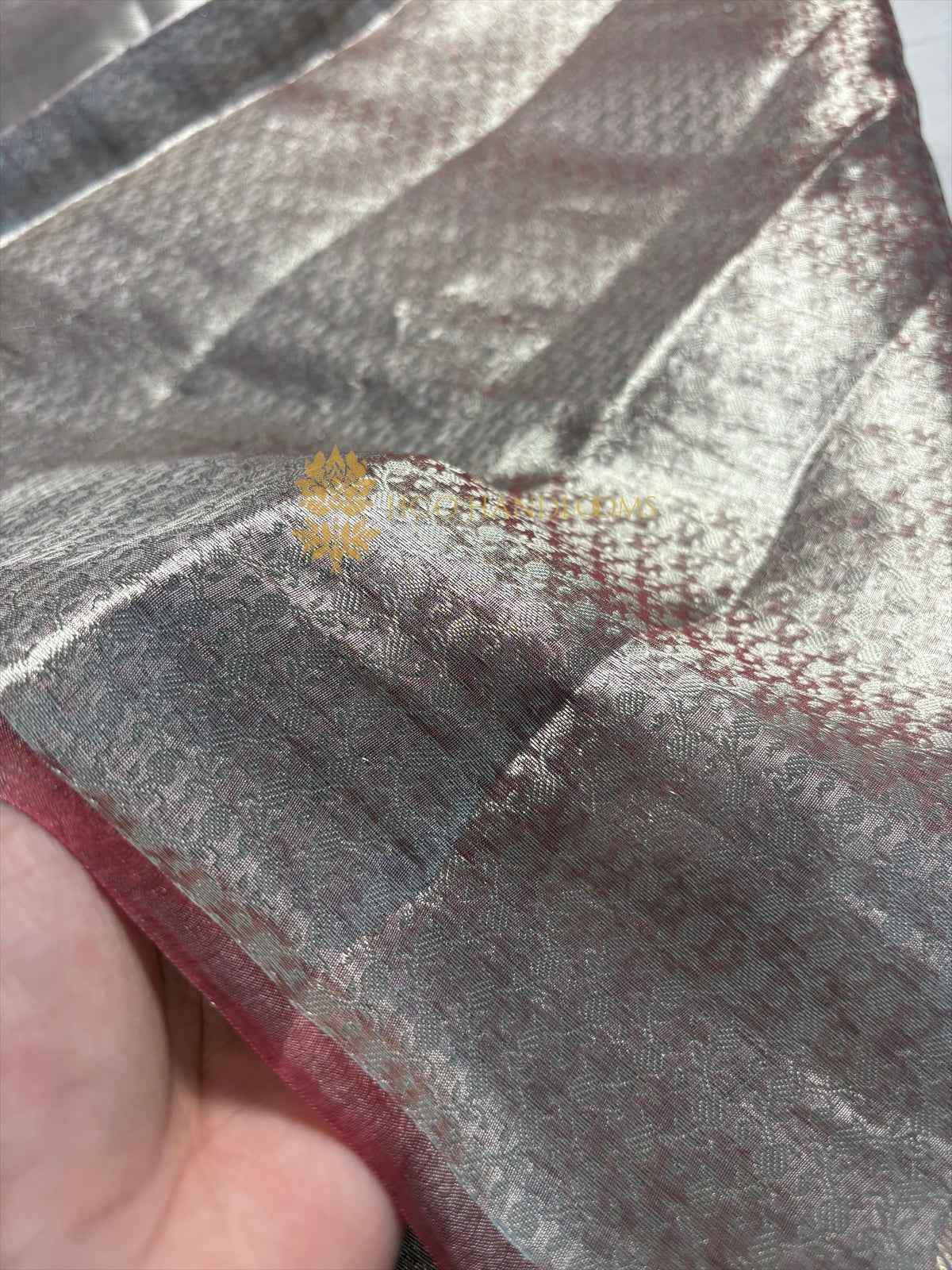 Pure Tissue Silk Tanchui Brocade Handloom Banarasi Saree