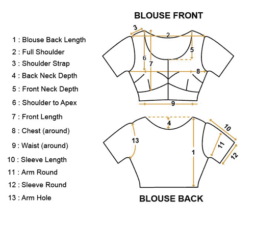 Blouse Stitching Service (For Prepaid orders only)