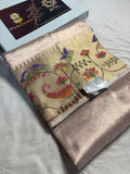 Pure Tissue Silk Handloom Meenakari Banarasi Saree