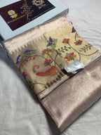 Pure Tissue Silk Handloom Meenakari Banarasi Saree