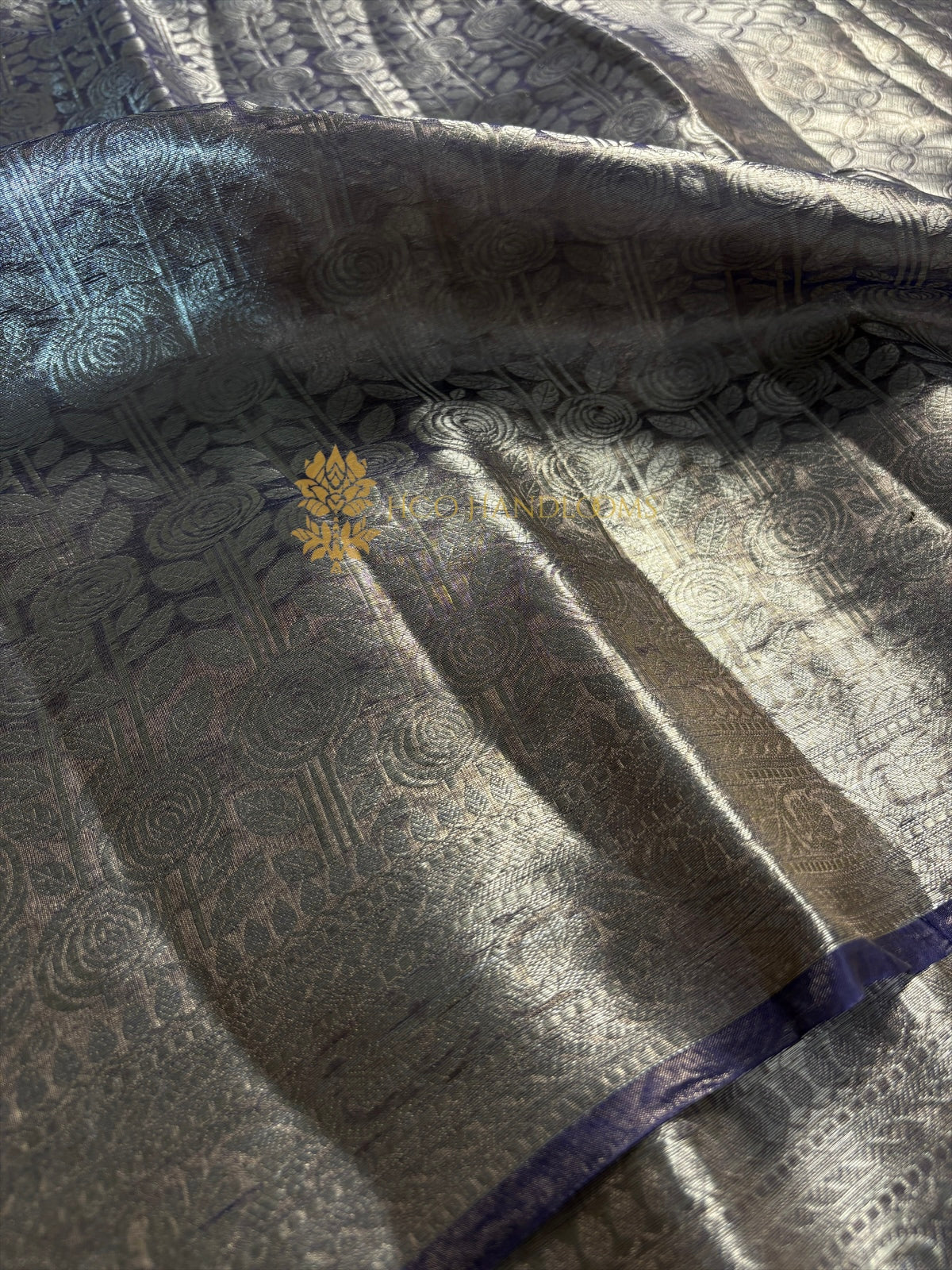 Pure Tissue Silk Tanchui Brocade Handloom Banarasi Saree