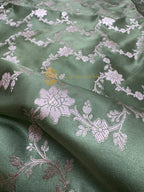 Premium Mashru Katan Silk Jangla Banarasi Saree