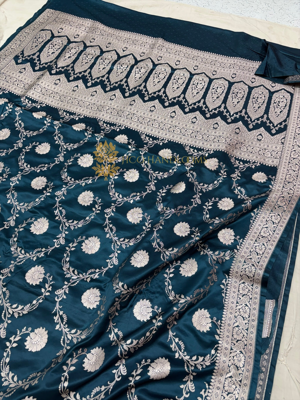 Premium Mashru Katan Silk Jangla Banarasi Saree