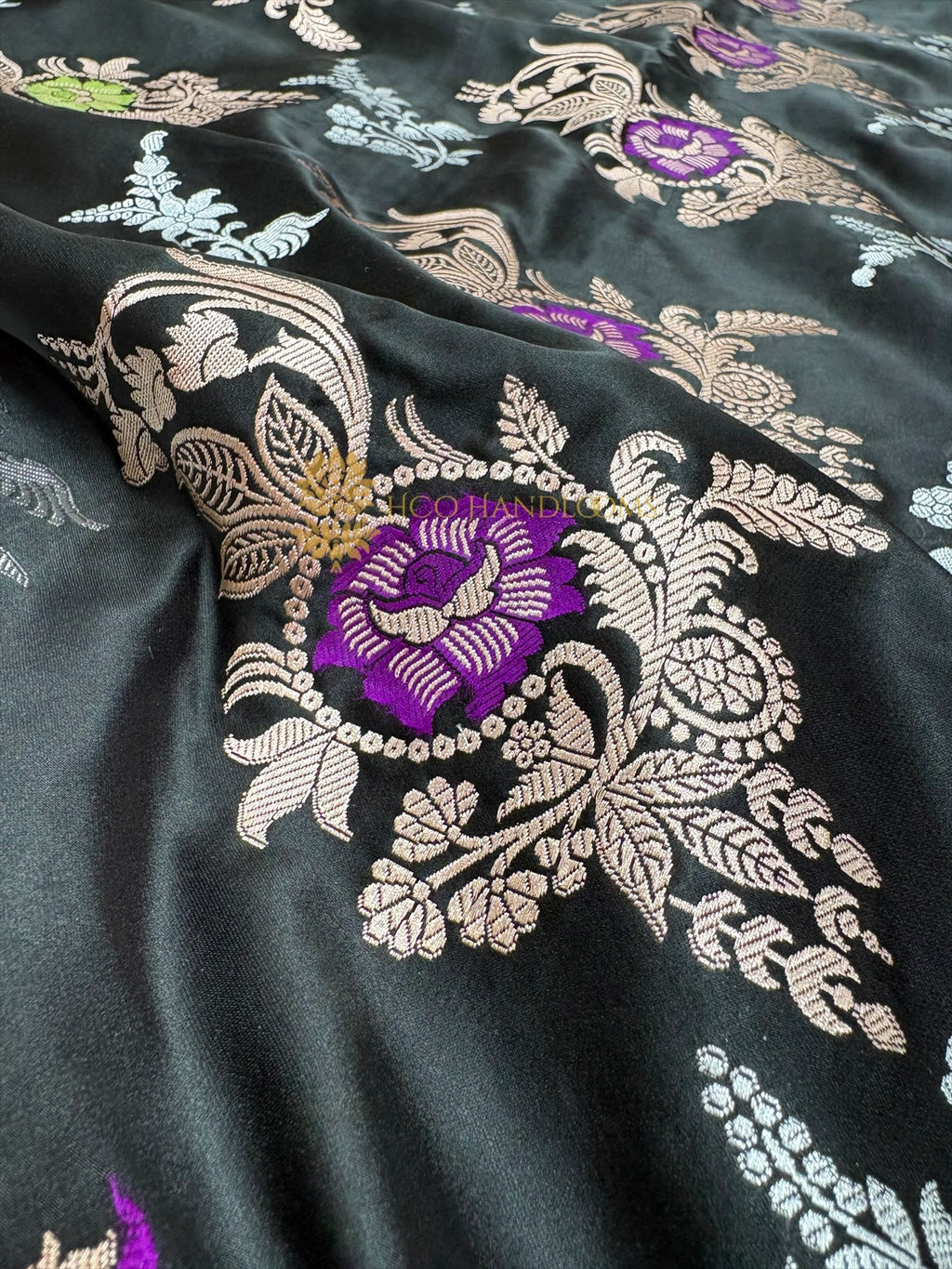 Premium Mashru Katan Silk Meenakari Banarasi Saree
