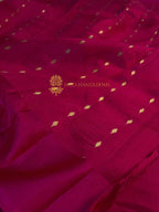 Pure Raw Mango Silk Handloom Banarasi Saree - All Over Kadhua Motifs