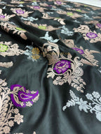 Premium Mashru Katan Silk Meenakari Banarasi Saree