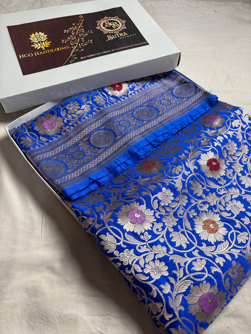 Premium Mashru Katan Silk Meenakari Jangla Banarasi Saree