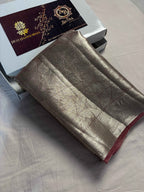 Pure Tissue Silk Tanchui Brocade Handloom Banarasi Saree