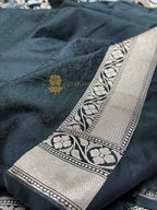 Premium Mashru Katan Silk Jangla Banarasi Saree