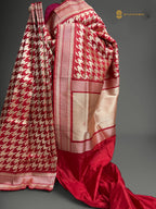 Regal Pure Katan Silk Banarasi Saree - Handwoven Tanchui Brocade