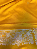 Premium Mashru Katan Silk Banarasi Saree - All Over Jaal Pattern