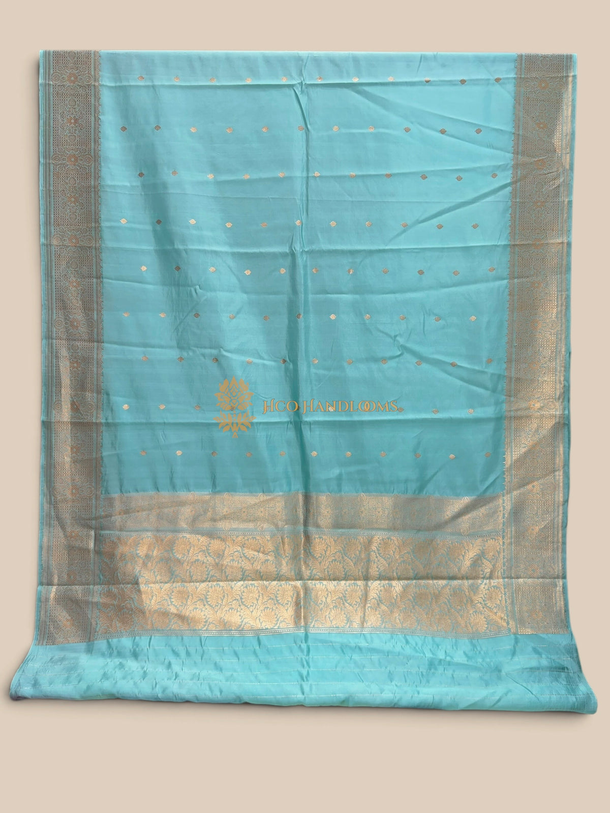 Pure Mango Katan Silk Handloom Banarasi Saree - Kadhua Motifs