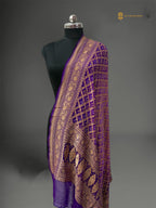 Pure Georgette Banarasi Bandhej Handloom Dupatta