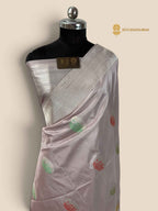 Pure Katan Silk Handloom Banarasi Saree - All Over Meenakari Motifs