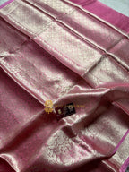 Pure Tissue Silk Tanchui Brocade Handloom Banarasi Saree