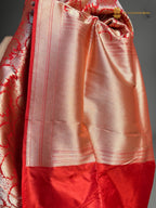 Pure Katan Silk Handloom Banarasi Saree - All Over Floral Tanchui Brocade