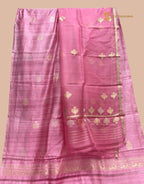 Pure Raw Silk Handloom Banarasi Dress Material
