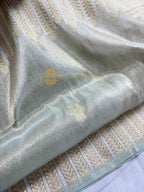 Pure Tissue Silk Handloom Banarasi Saree - All Over Kadhua Motifs