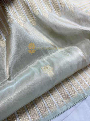 Pure Tissue Silk Handloom Banarasi Saree - All Over Kadhua Motifs