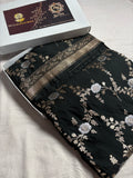 Premium Mashru Katan Silk Jangla Banarasi Saree