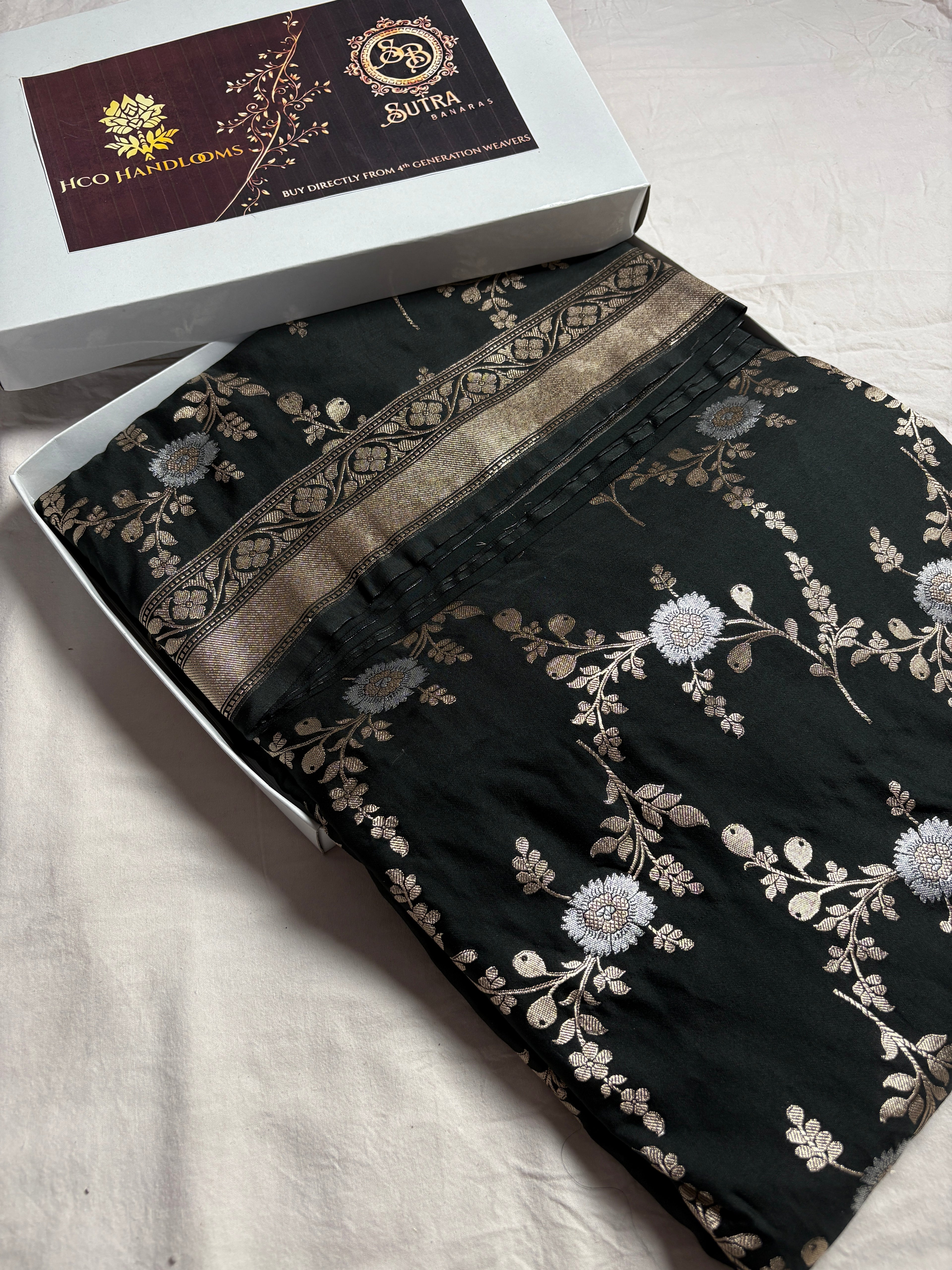 Premium Mashru Katan Silk Jangla Banarasi Saree