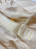 Pure Tissue Silk Handloom Banarasi Saree - All Over Kadhua Motifs