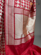 Regal Pure Katan Silk Banarasi Saree - Handwoven Tanchui Brocade