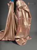 Regal Pure Tissue Silk  Handloom Banarasi Saree - All Over Tanchui Brocade