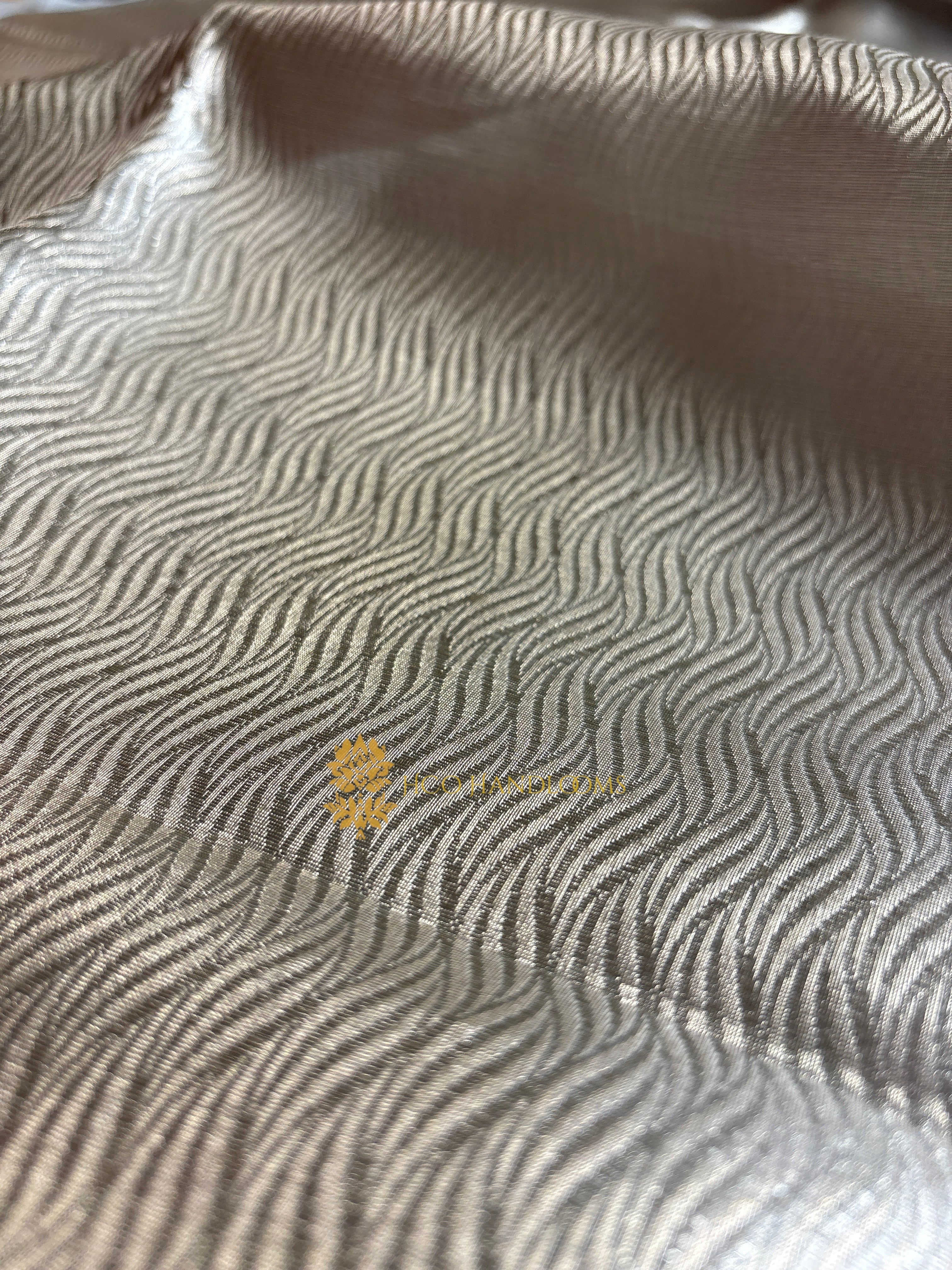 Pure Tissue Silk Tanchui Brocade Handloom Banarasi Saree