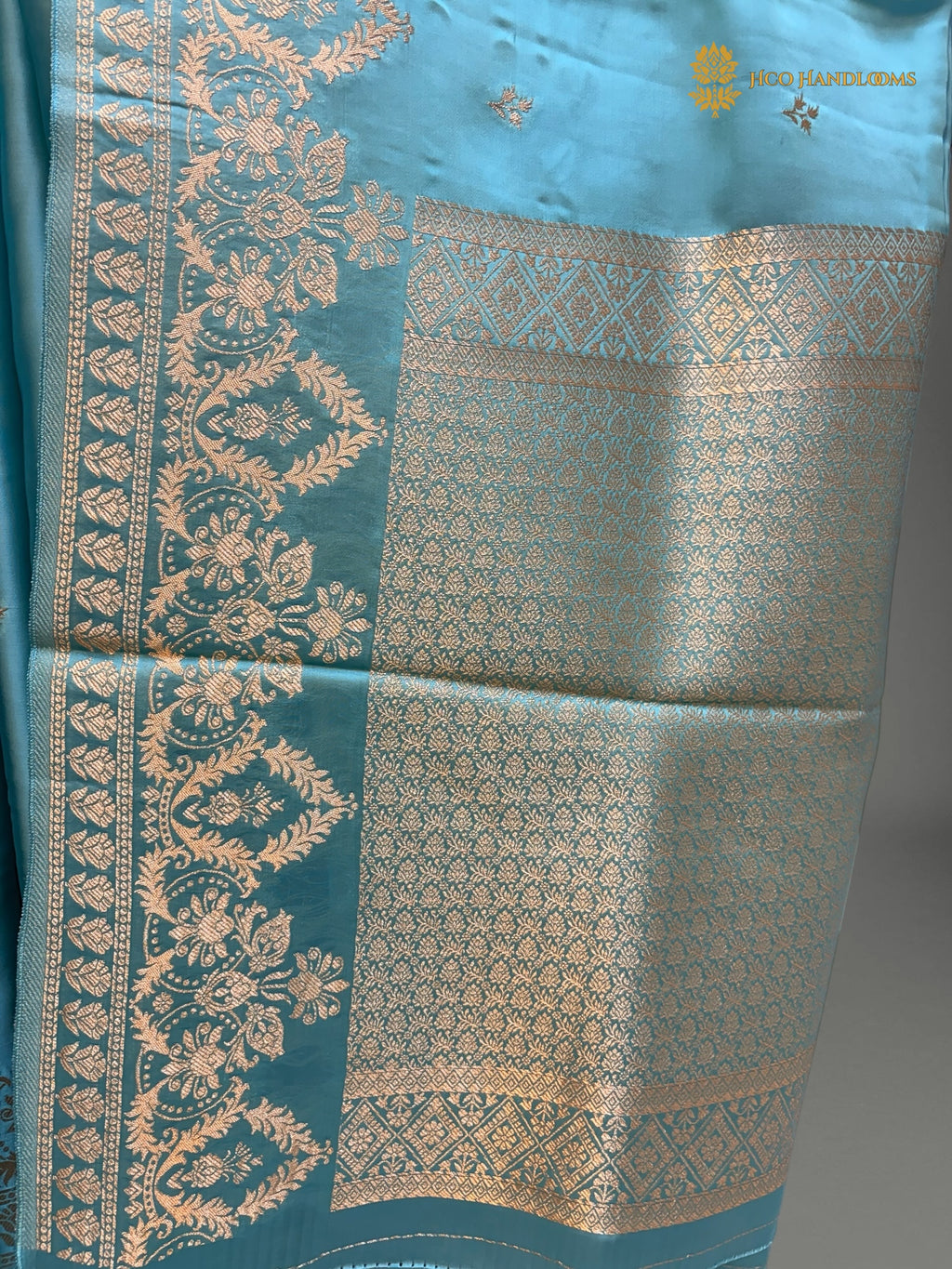 Pure Mashru Crepe Silk Banarasi Saree - All Over Motifs