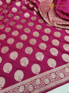 Regal Rani Pure Katan Silk Handloom Banarasi Saree - All Over Motifs