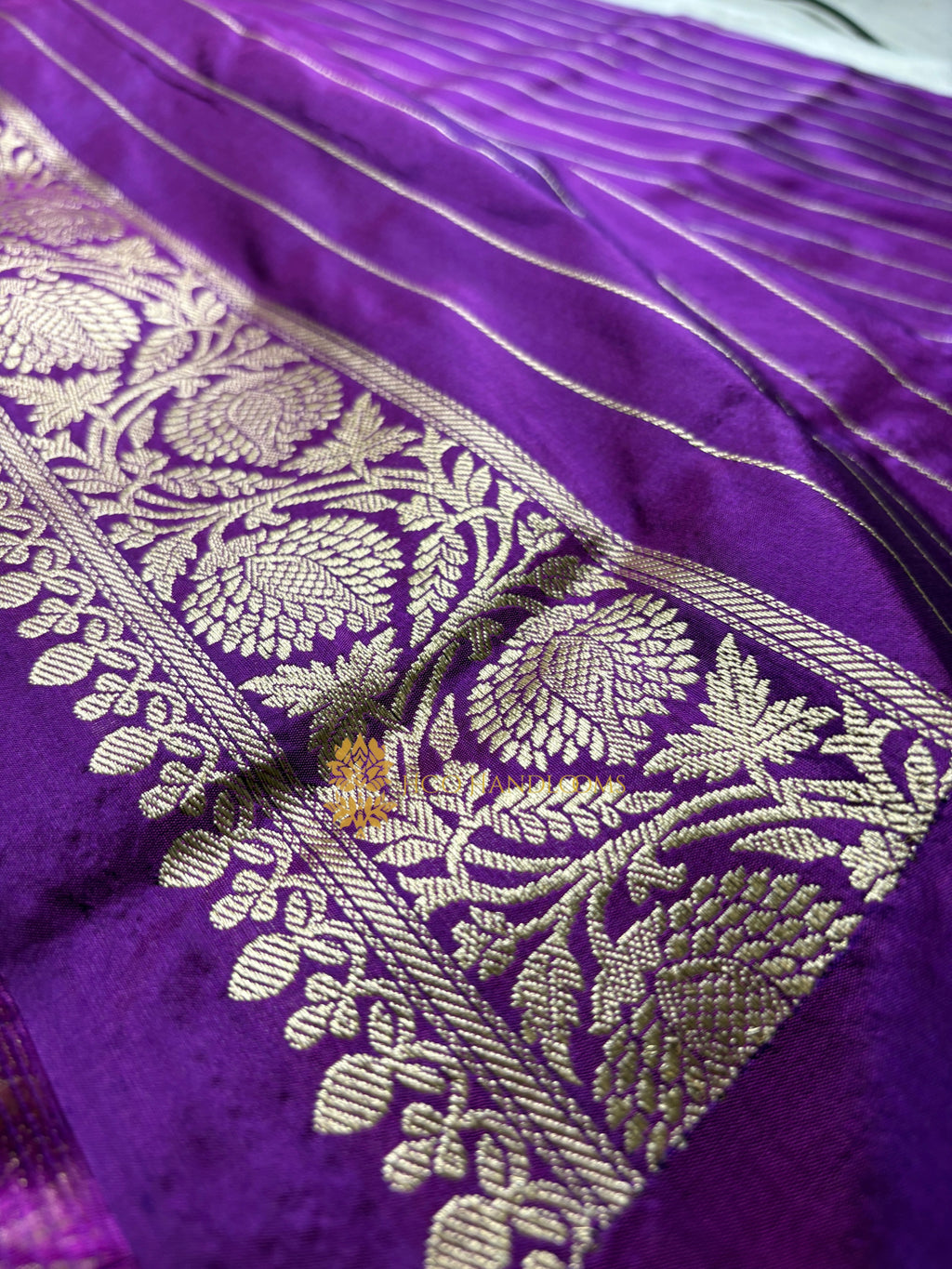 Pure Katan Silk Handloom Banarasi Saree - All Over Kadhua Motifs