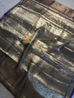 Pure Tissue Silk Tanchui Brocade Handloom Banarasi Saree