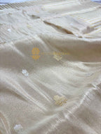 Pure Tissue Silk Handloom Banarasi Saree - All Over Kadhua Motifs