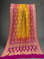 Pure Georgette Banarasi Bandhej Handloom Dupatta