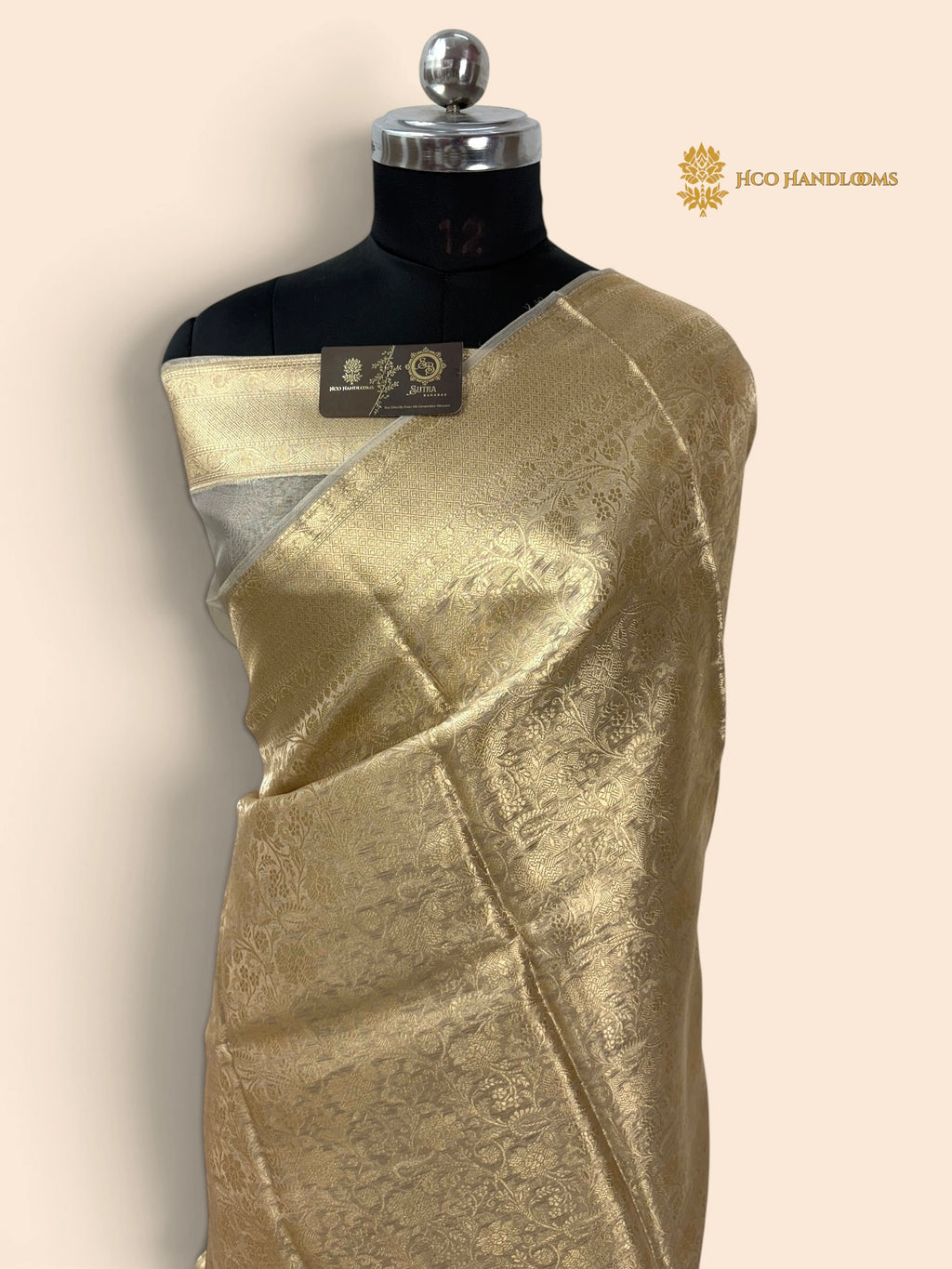 Pure Tissue Silk Handloom Banarasi Saree - All Over Tanchui Brocade