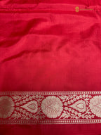 Regal Pure Katan Silk Handloom Banarasi Saree - All Over Jaal Work