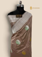 Pure Katan Silk Handloom Banarasi Saree - All Over Meenakari Motifs