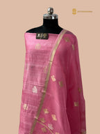 Pure Raw Silk Handloom Banarasi Dress Material